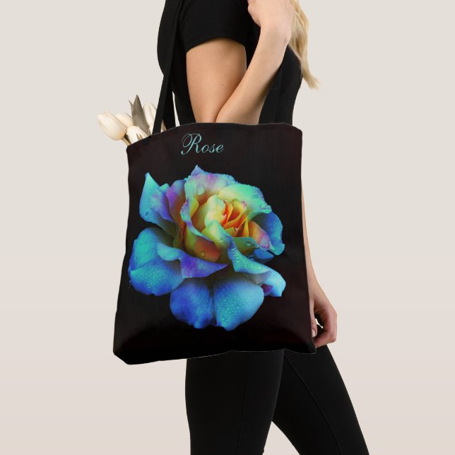 Pastell Rainbow Rose Tote Bag *Personalize* (Von Nahem)
