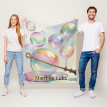Pastell-Regenbogen-Blasen-Geburtstagsgeschenk