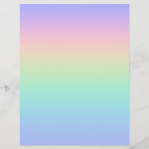 Pastell Regenbogen Flyer