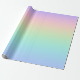 Pastell Regenbogen Geschenkpapier