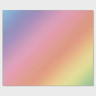 Pastell-Regenbogen-Geschenkpapier Geschenkpapier