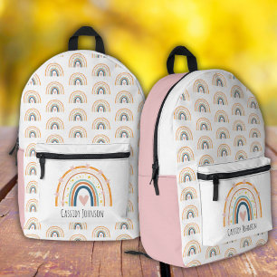 Pastell-Regenbogen-Kinder  Bedruckter Rucksack