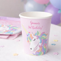 Pastell Regenbogen Magisches Einhorn Blumenkrone