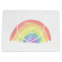 Pastell Regenbogen moderne Aquarellfarbe