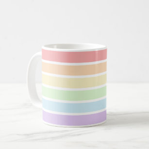 Pastell-Regenbogen-Tasse Tasse