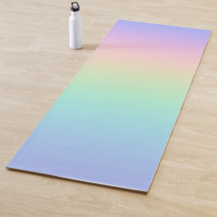Pastell Regenbogen Yogamatte