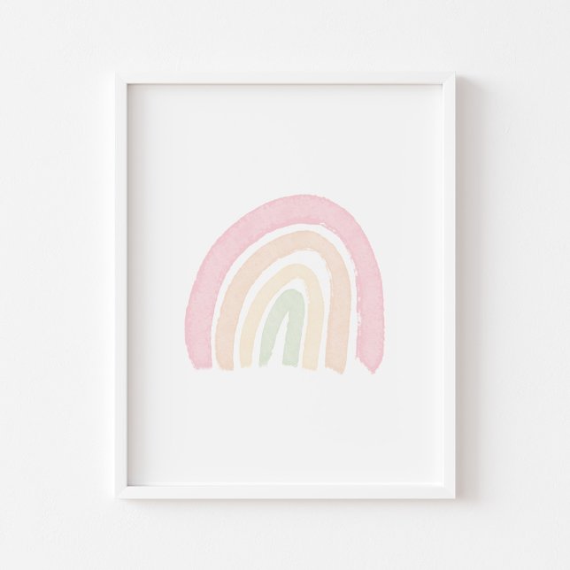 Pastell-Regenbogenposter Poster (Von Creator hochgeladen)