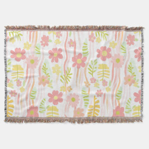 Pastell-Retro-Blumen (3) Decke