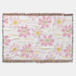 Pastell-Retro-Blumen (4) Decke
