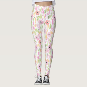Pastell-Retro-Blumen (5) Leggings