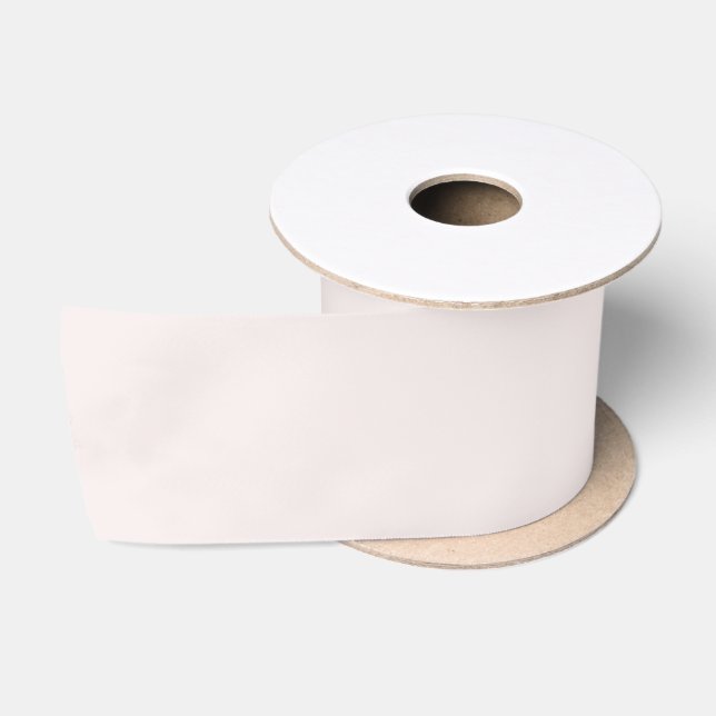 Pastell-Rosa Champagner Einheitsfarbe Satinband (Spule)