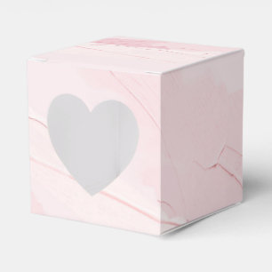 Pastell-Rosa-Farbspritzer Geschenkschachtel