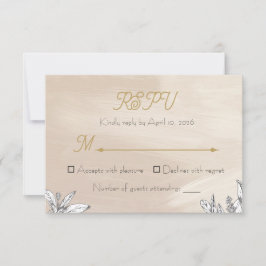 Pastell Rosa Hochzeits-RSPV-Karte RSVP Karte