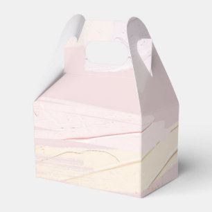 Pastell-Rosa und Gold-Farbspritzer Geschenkschachtel