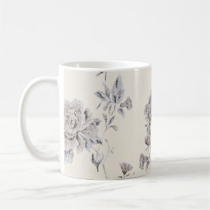 Pastell-Rosenmuster Tasse