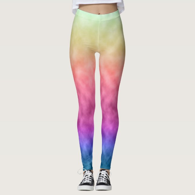 Pastell-Schichtung Leggings (Vorderseite)