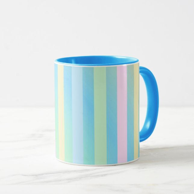 Pastell Schönes Muster Tasse (VorderseiteRechts)