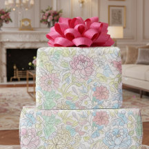 Pastell-Skizze Wasserfarbe Floral