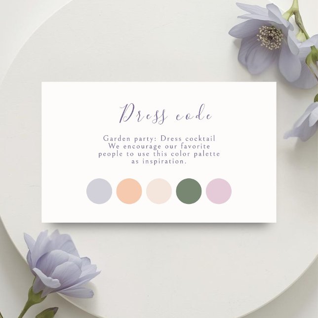 Pastell-Skript-Hochzeitskleidung Begleitkarte (Von Creator hochgeladen)