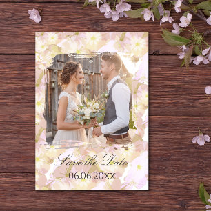 Pastell-Sommer-Blumen-Foto-Save-the-Date Save The Date