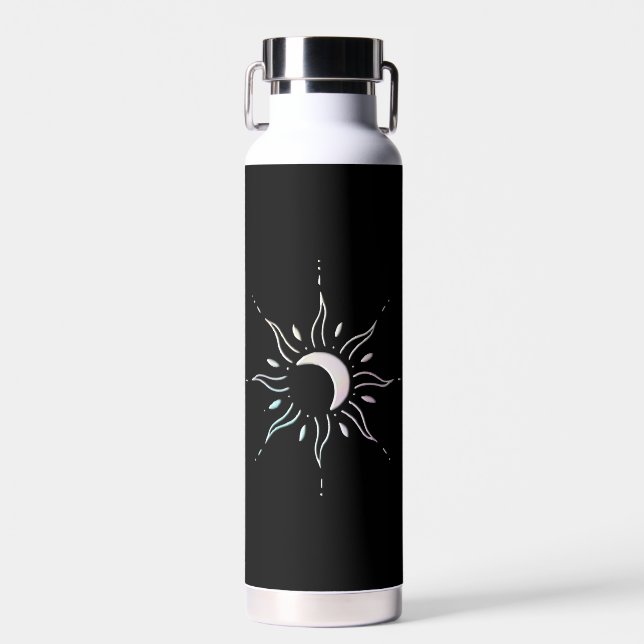 Pastell-Sonne  Trinkflasche (Vorne)