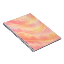 Pastell-Sonnenuntergangs-Ästhetik-Notizbuch | Pfir