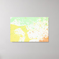 Pastell-Spritzer gepackte Leinwand