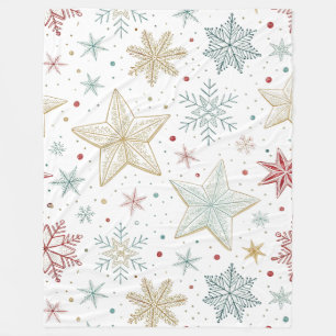 "Pastell Sternennacht Fleece-Decke Fleecedecke