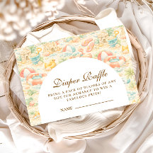 Pastell-Strandtiere Windel-Raffle