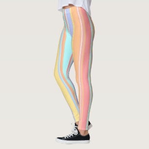 Pastell Streifen Osterfrühling Hübsch Soft Leggings