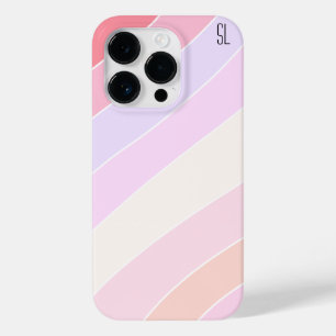 Pastell Streifen Personalisiert Case-Mate iPhone 14 Pro Hülle