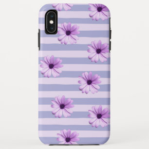 Pastell-Streifenmuster mit Gänseblümchen Case-Mate iPhone Hülle