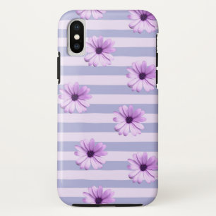 Pastell-Streifenmuster mit Gänseblümchen Case-Mate iPhone Hülle