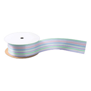 Pastell Stripes Band Satinband