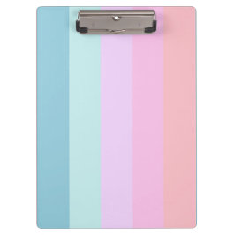 Pastell Stripes Klemmbrett