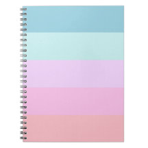 Pastell Stripes Notizbuch