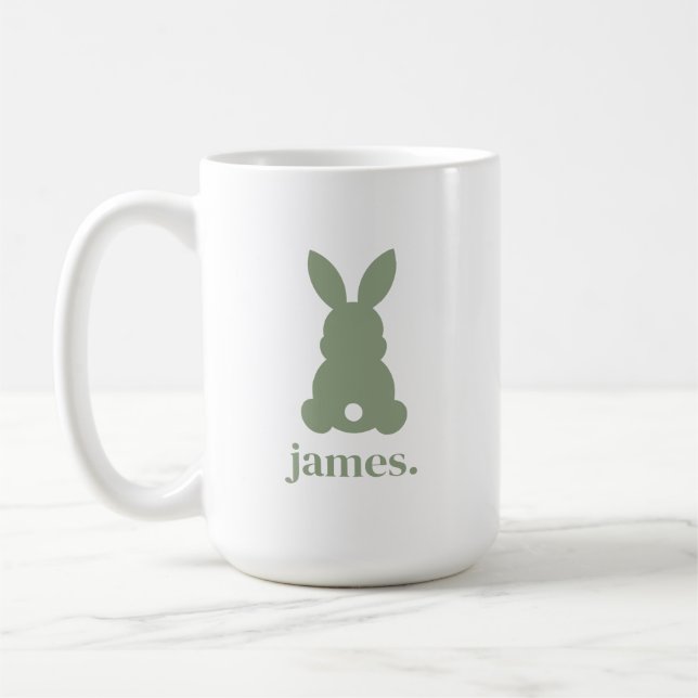 Pastell Süßer Osterhase Kaffeetasse (Links)