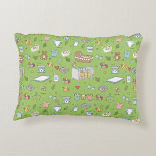 Pastell-Teddybär-Enten-Dekoratives-Nursery-Kissen Dekokissen