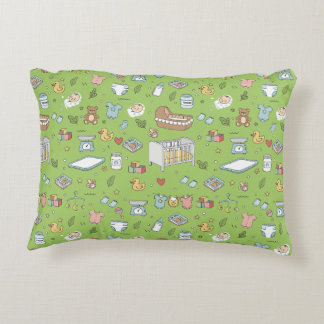 Pastell-Teddybär-Enten-Dekoratives-Nursery-Kissen Dekokissen