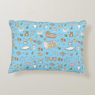 Pastell-Teddybär-Enten-Dekoratives-Nursery-Kissen Dekokissen