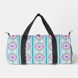 Pastell-Traum Boho-Geometrisches Kaleidoskop Duffle Bag