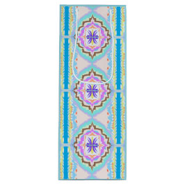 Pastell-Traum Boho-Geometrisches Kaleidoskop Geschenktüte Für Weinflaschen
