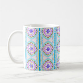 Pastell-Traum Boho-Geometrisches Kaleidoskop Kaffeetasse