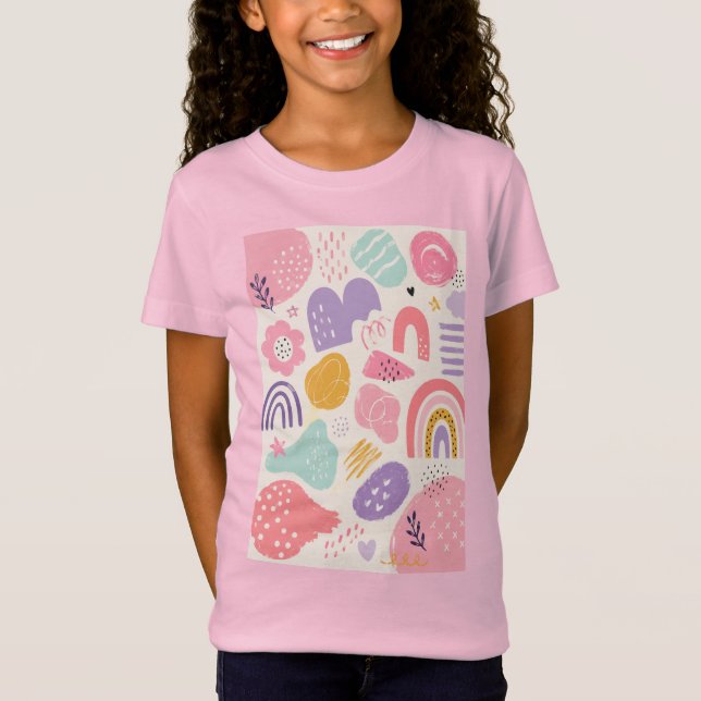 Pastell-Traumgarten T-Shirt (Vorderseite)