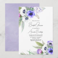 Pastell-Violet und Brautparty mit Pflaumenblättern