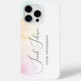 Pastell-Wasserfarbe Personalisierte iPhone Hülle
