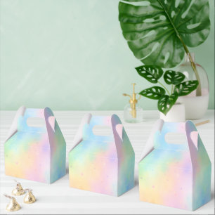Pastell-Wasserfarbtraum – Sanfter Regenbogenverlau Geschenkschachtel