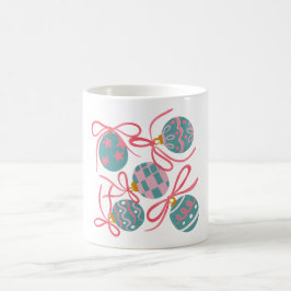 Pastell-Weihnachts-Schmuck-Tasse Kaffeetasse