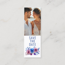 Pastell Whispers Meadow Lesezeichen Save the Date Telefonnummerkarte