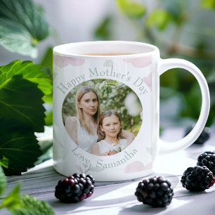 Pastell-Wildblume-Tasse mit benutzerdefiniertem Fo Kaffeetasse